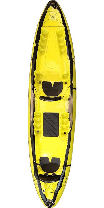 Caiaker Raia - Amarelo Neon com Preto